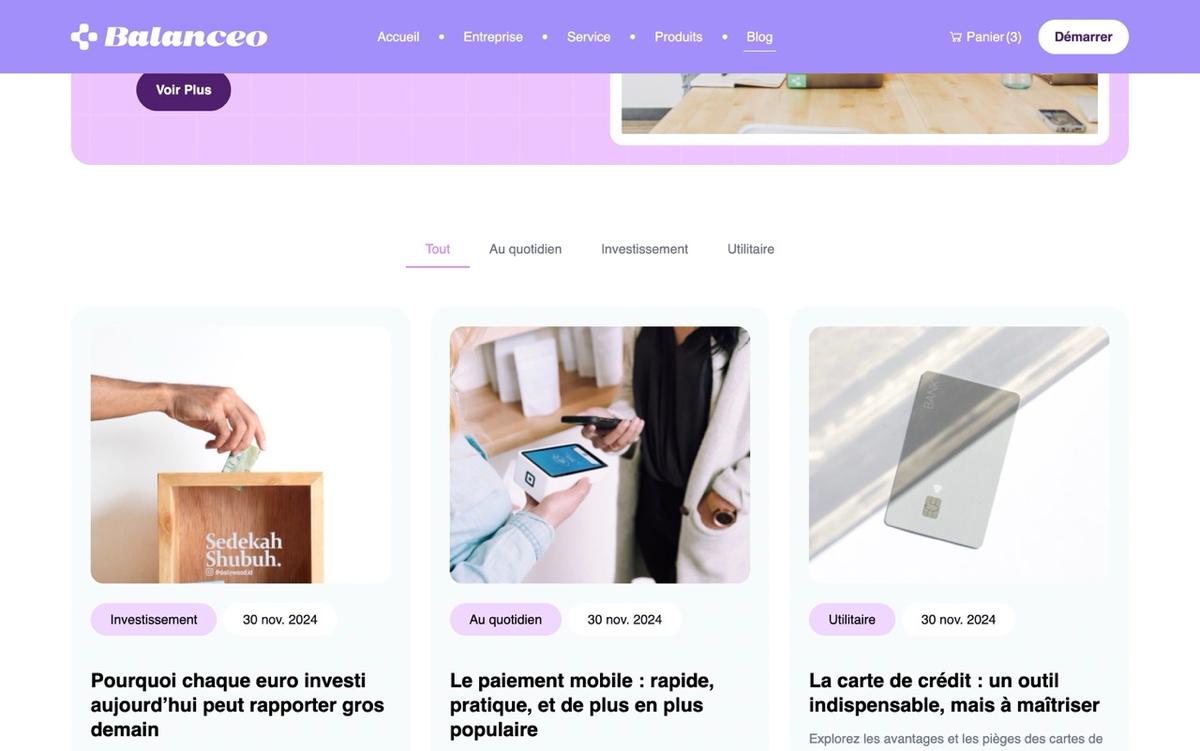 Cette template du CMS Français TOKO épuré et contemporain offre une présentation claire et élégante pour vos articles. Conçu pour une navigation fluide, il met en avant vos contenus tout en étant optimisé pour le SEO, garantissant ainsi une visibilité accrue et une expérience utilisateur optimale.