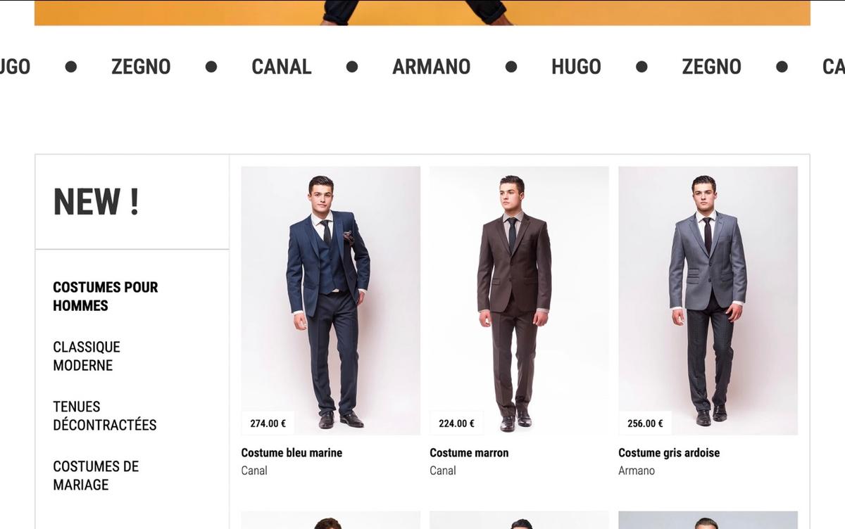 Cette template du CMS Français TOKO au design carré et minimaliste est parfait pour une boutique en ligne sophistiquée. Il présente vos produits de manière élégante, avec des images nettes et une navigation intuitive, tout en étant optimisé pour le SEO pour assurer une visibilité maximale.