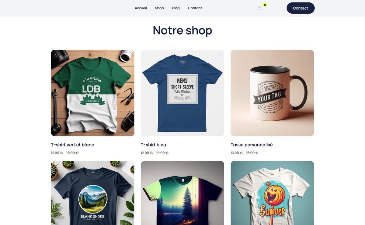 Cette template du CMS Français TOKO au design arrondi et épuré est parfait pour une boutique en ligne élégante et accessible. Son interface fluide et moderne met en avant vos produits tout en offrant une navigation agréable. Optimisé pour le SEO, il garantit une visibilité optimale et une expérience utilisateur intuitive.